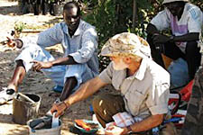 Soil work as part of Millennium Villages Project